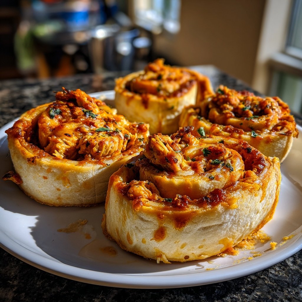 BBQ Chicken Pinwheels