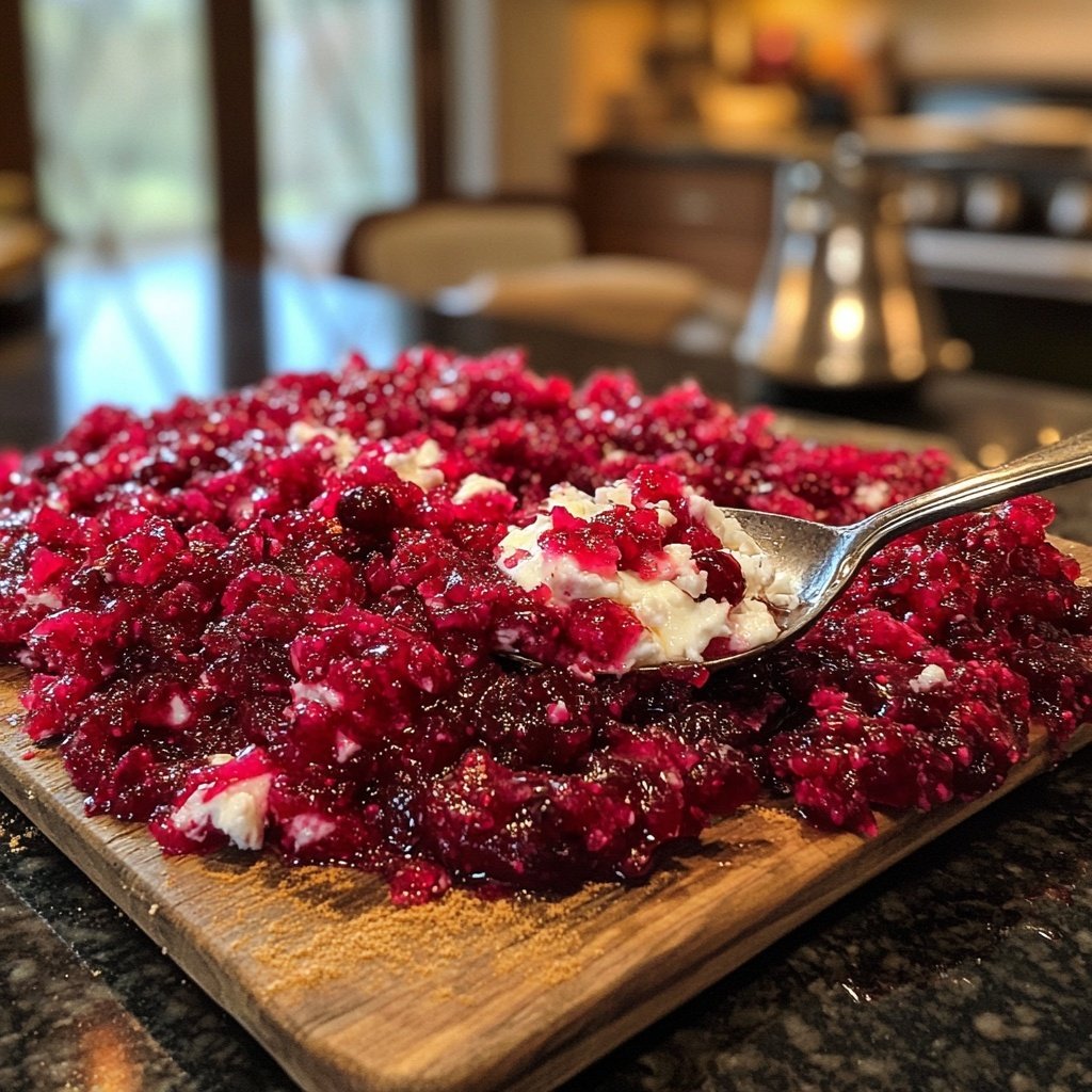 Five-Spice Cranberry Relish with Goat Cheese