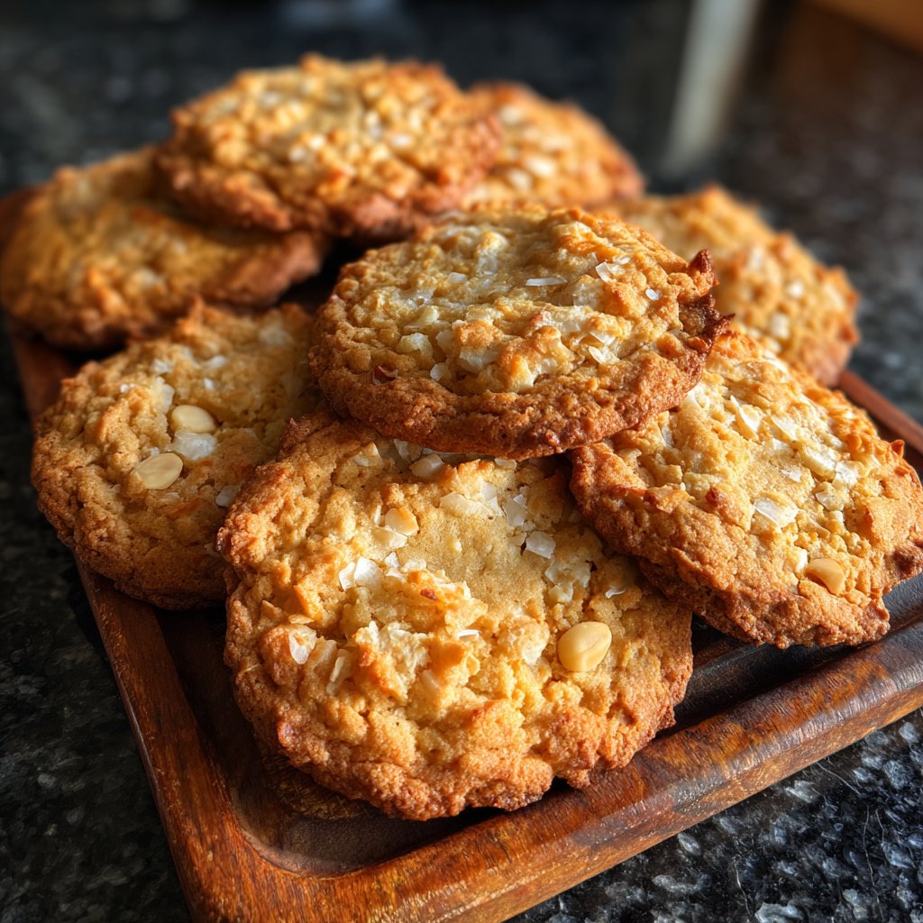 Coconut Macadamia Nut Cookies