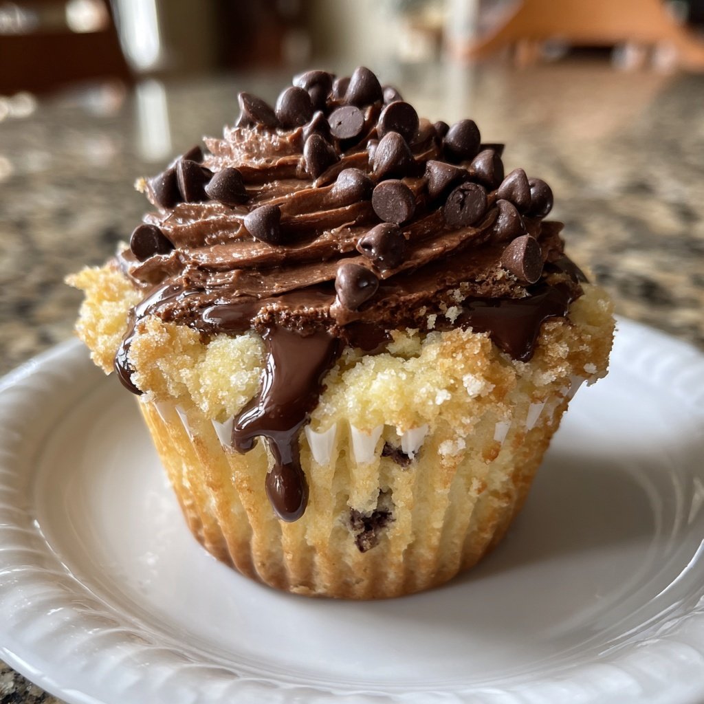 Chocolate Chip Vanilla Cupcake