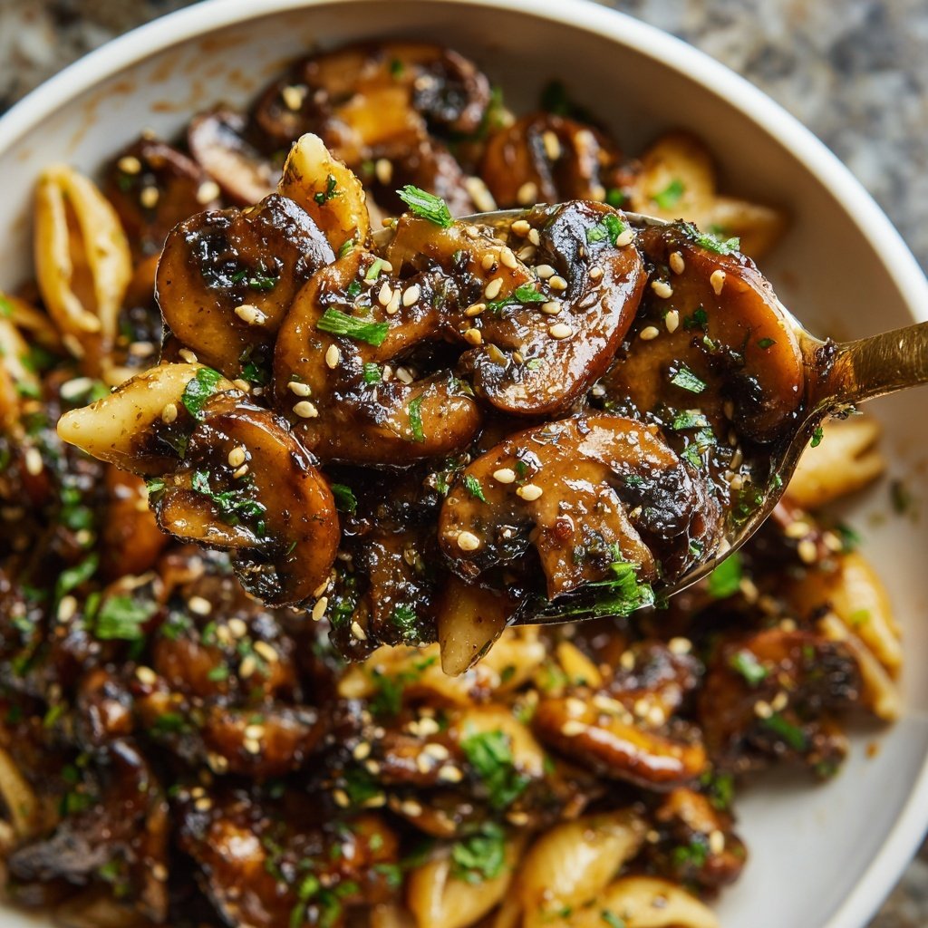 Miso Mushroom Umami Pasta Sauce