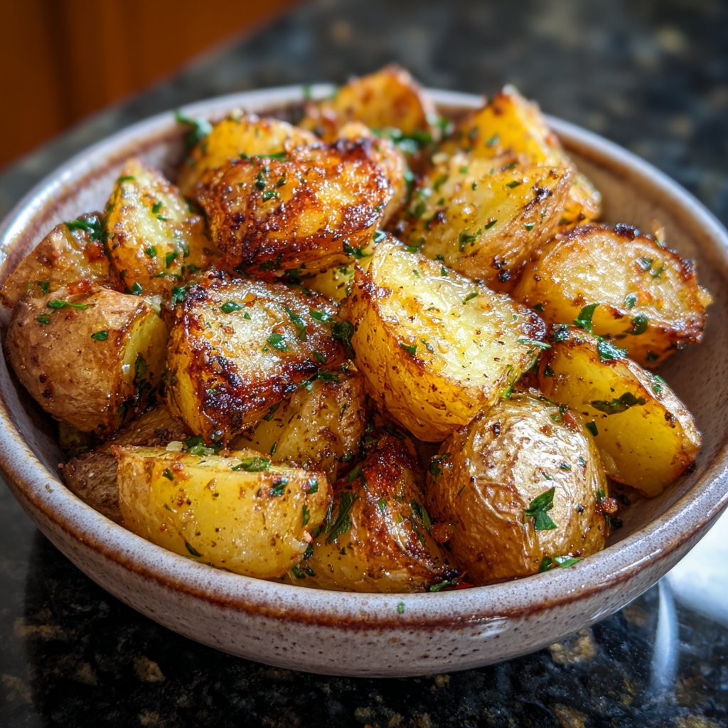 Savory Roasted Garlic Potatoes
