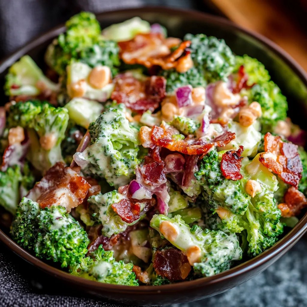 Easy Broccoli Bacon Salad Recipe: An Incredible Ultimate Delight