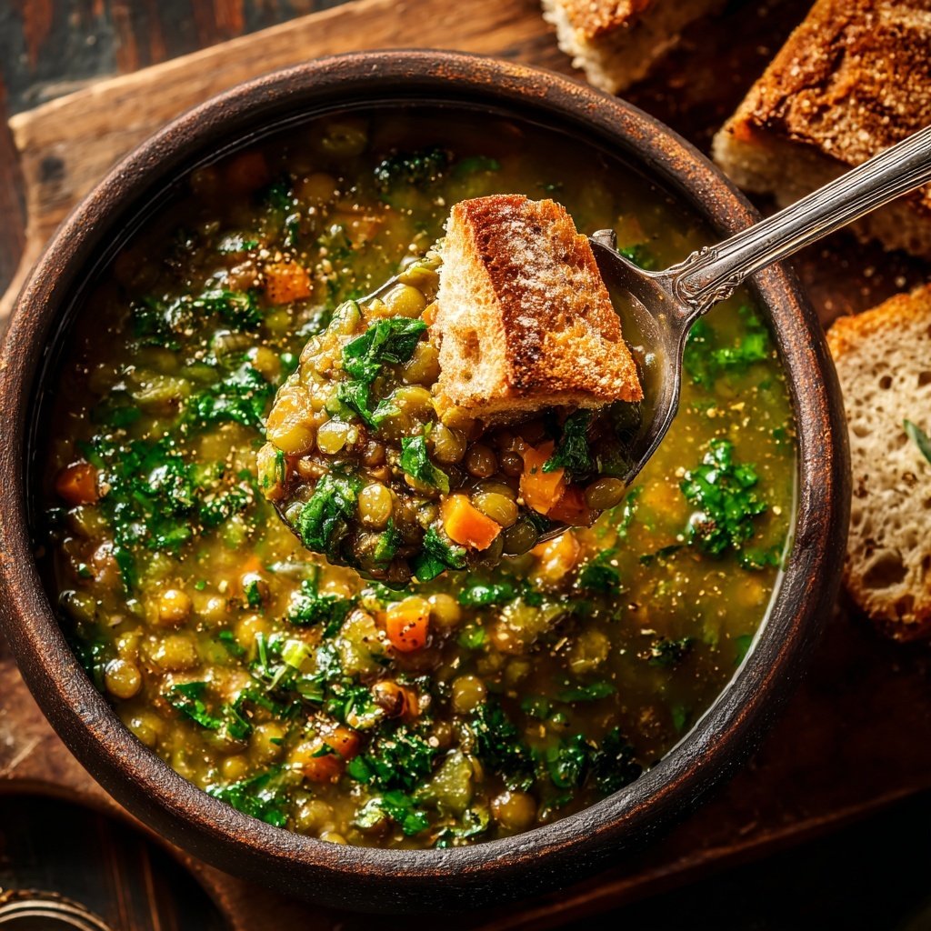 Italian Lentil Soup with Fresh Herbs