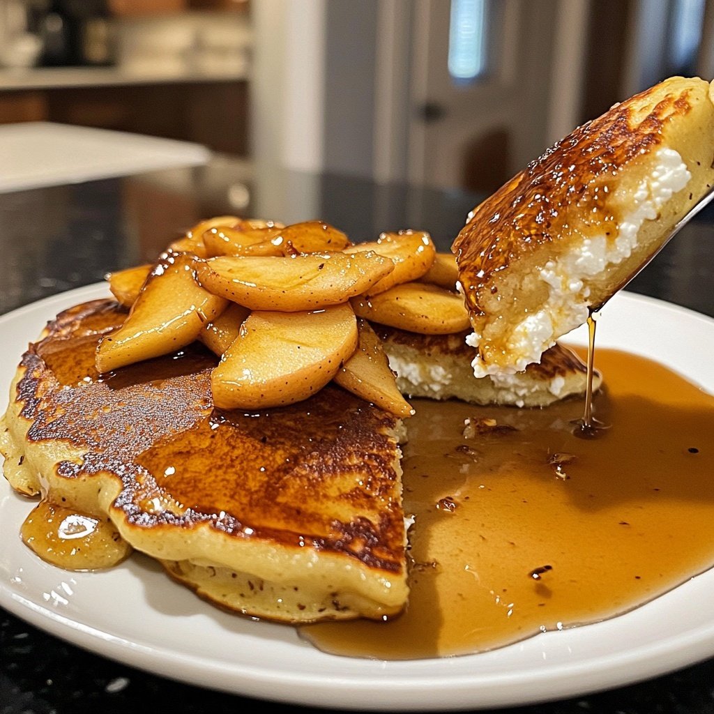Apple Ricotta Pancakes