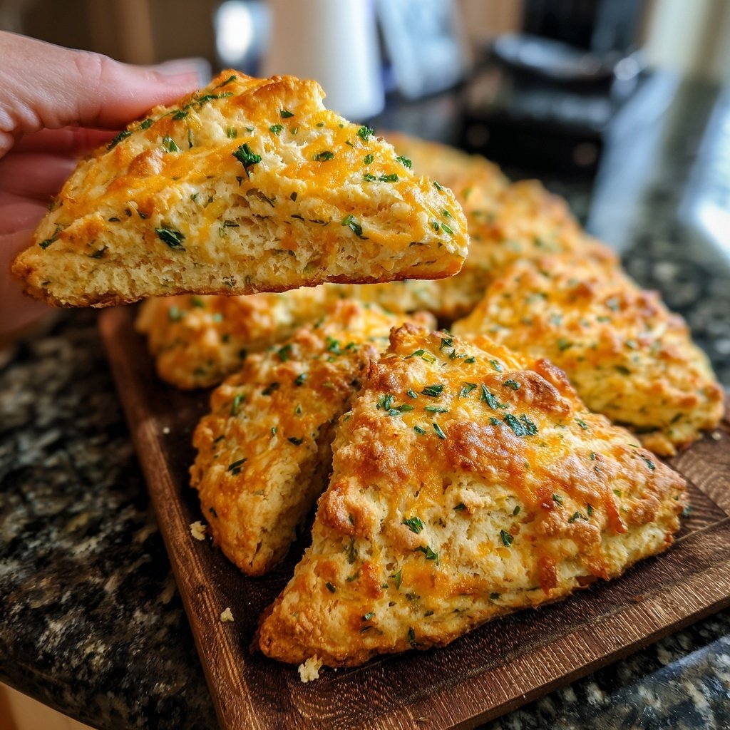 Savory Veggie and Cheese Scones