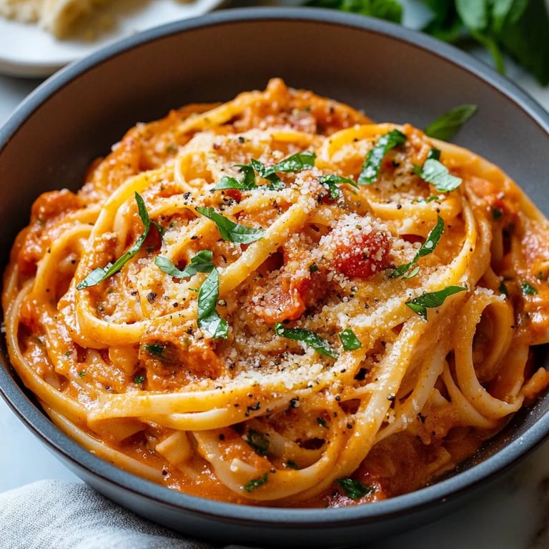 Easy One Pot Creamy Tomato Pasta
