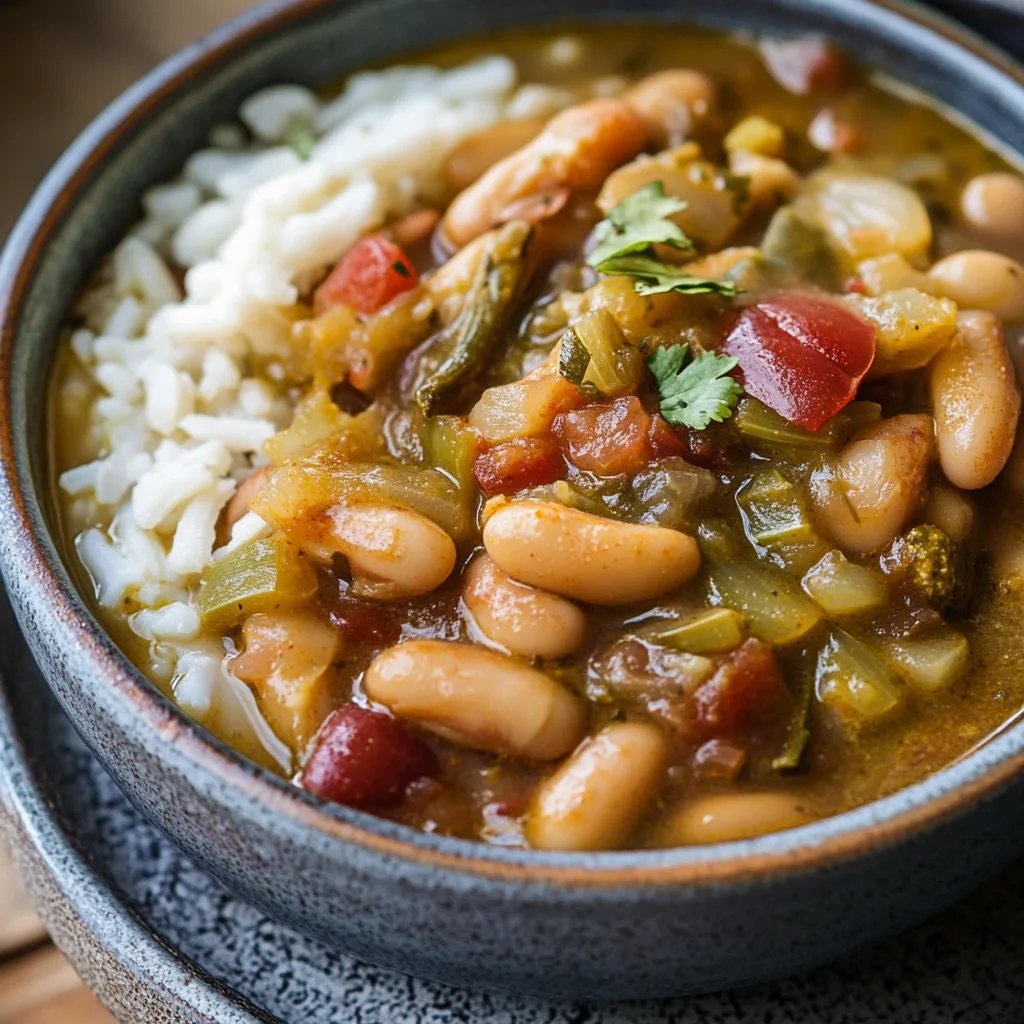 Crockpot Speckled Butter Beans and Okra Stew