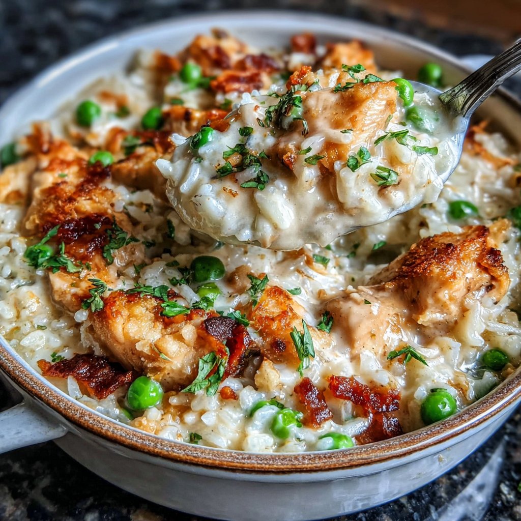 One Pot Creamy Chicken and Rice