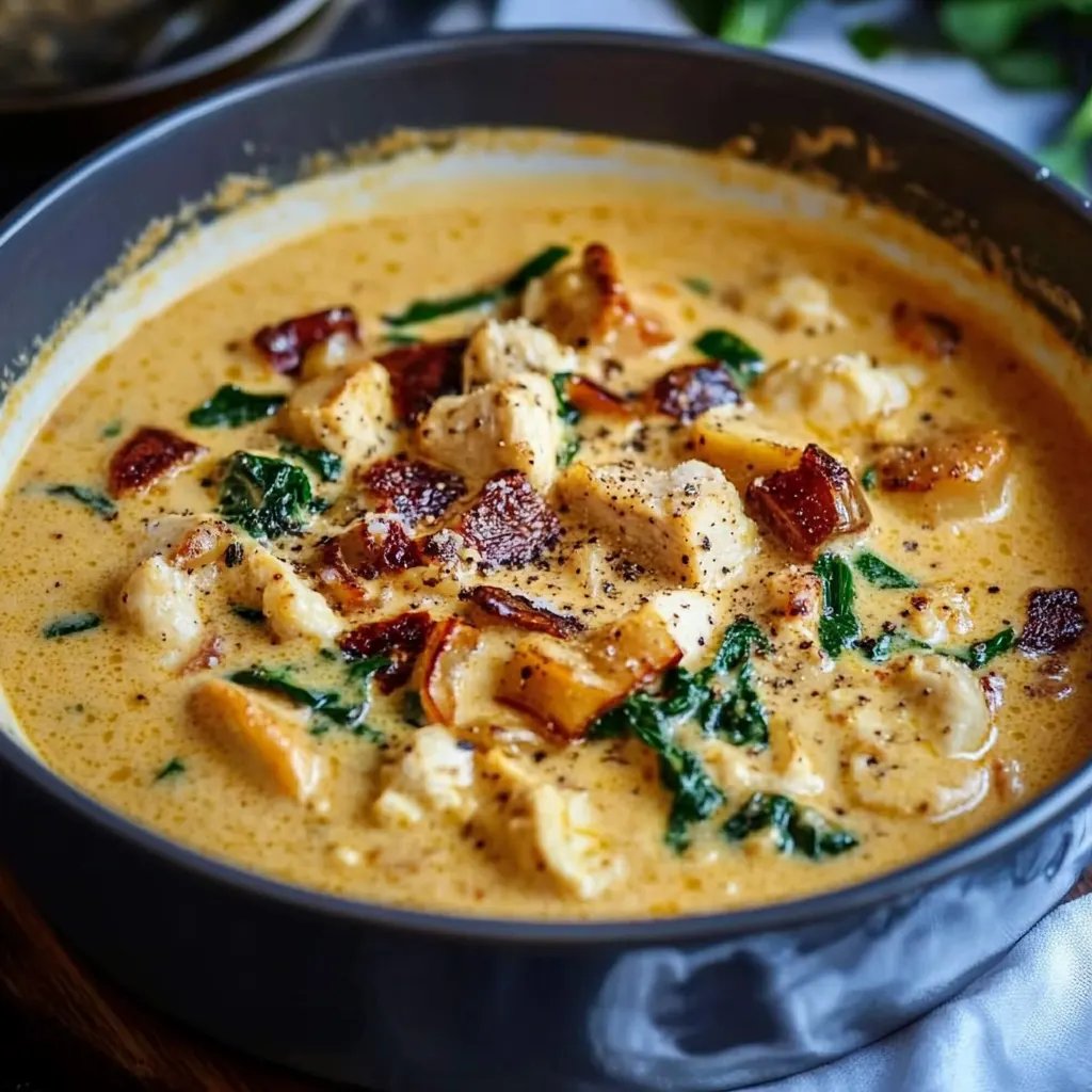 Creamy Marry Me Tuscan Chicken Soup