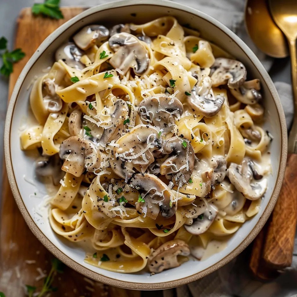 Creamy Mushroom Pasta