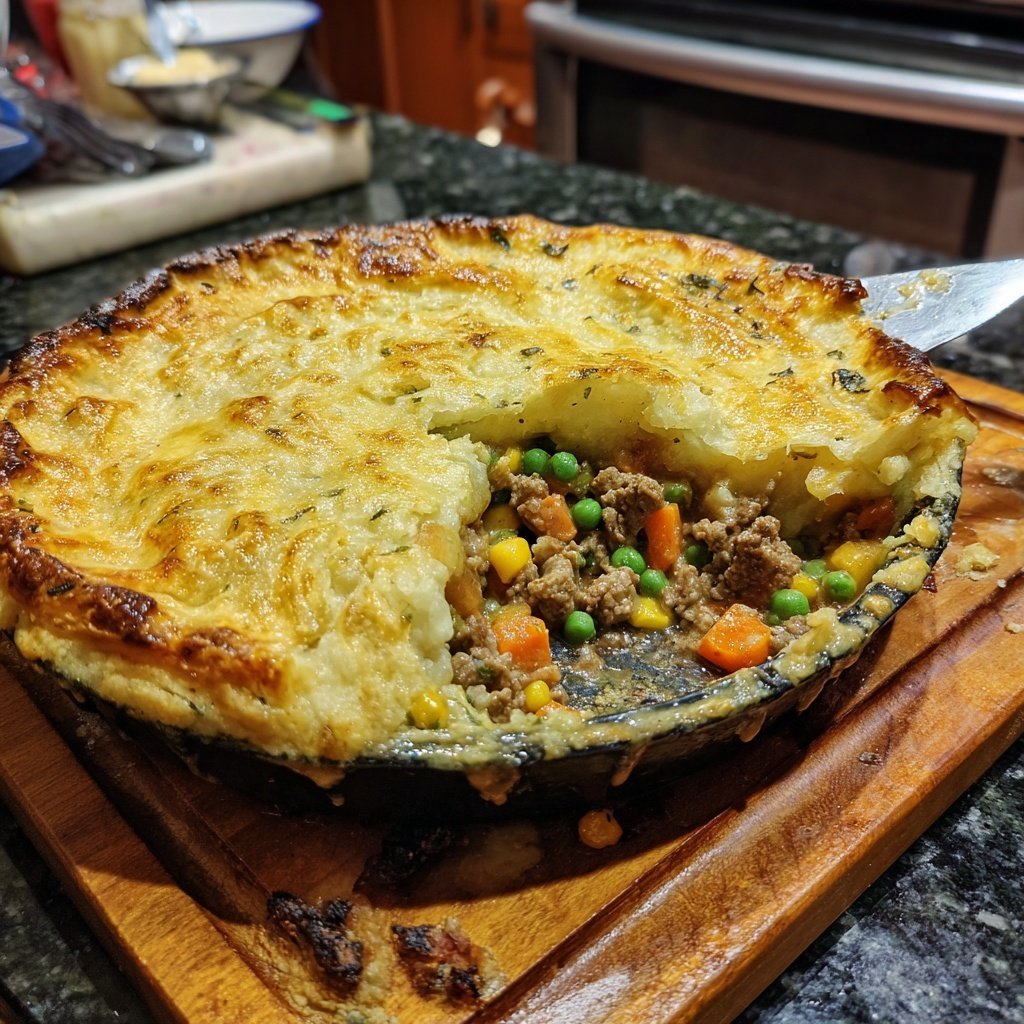 Savory Shepherd's Pie with Gravy