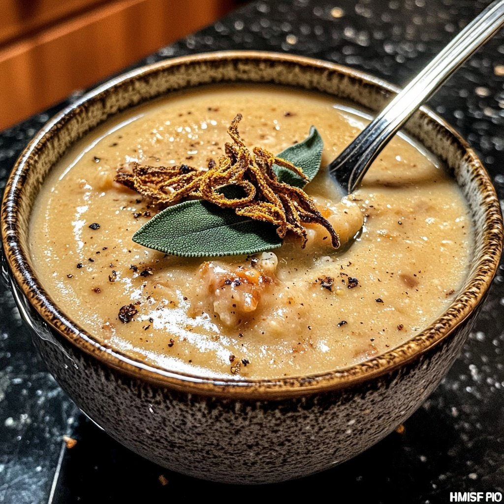 Warm Chestnut Cream Soup
