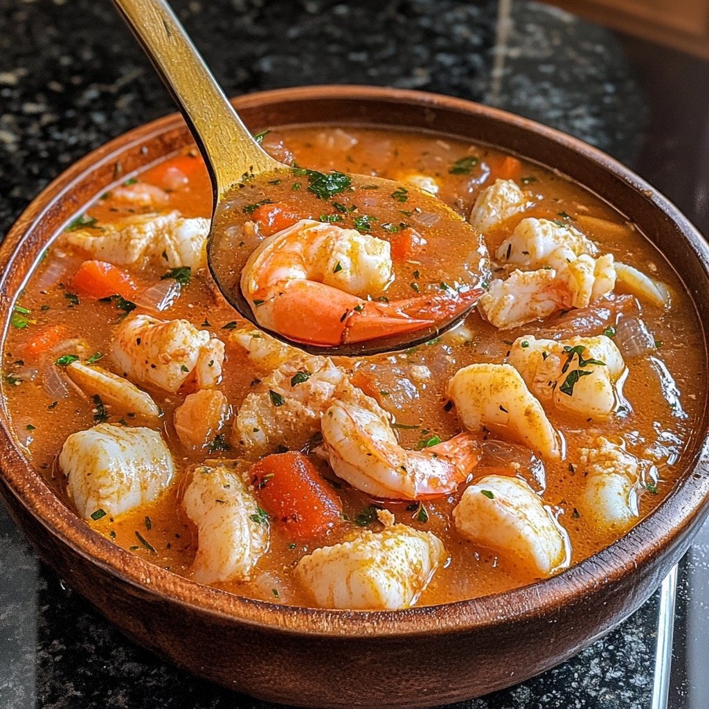 Classic San Francisco Cioppino Seafood Stew Recipe