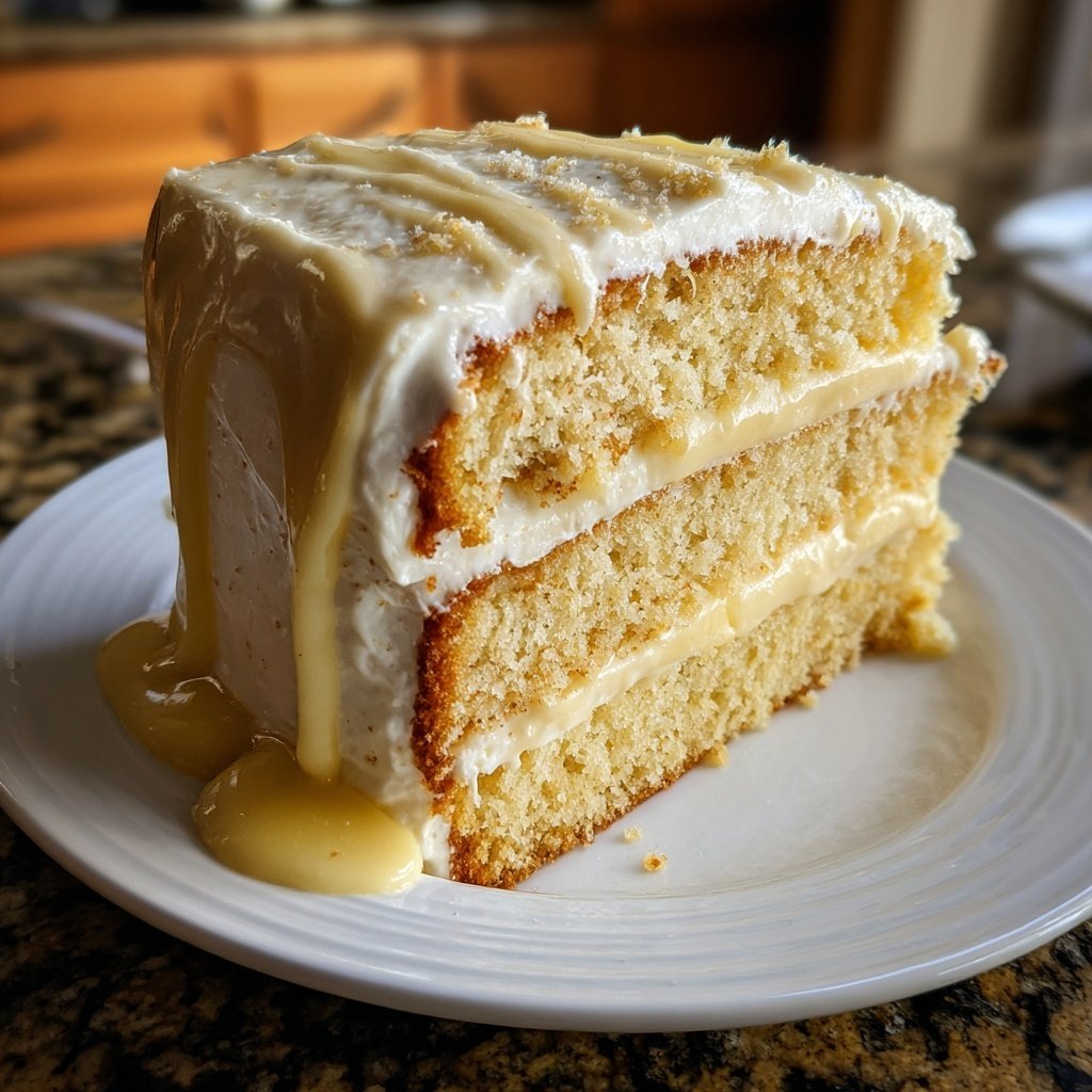 Vanilla Custard Cake Recipe