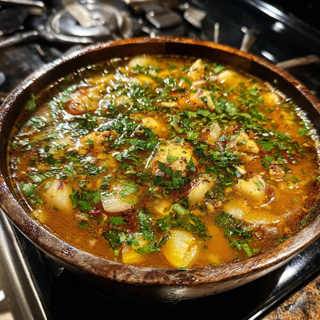 Garlic Herb Onion Boil