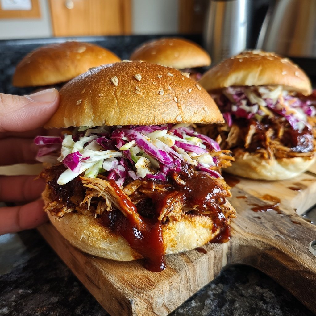 Pulled Jackfruit Sliders with BBQ