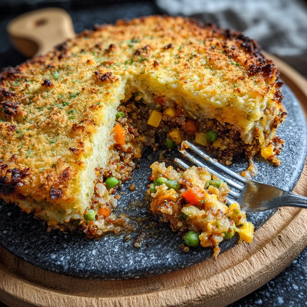 Savory Quinoa-Stuffed Shepherd's Pie
