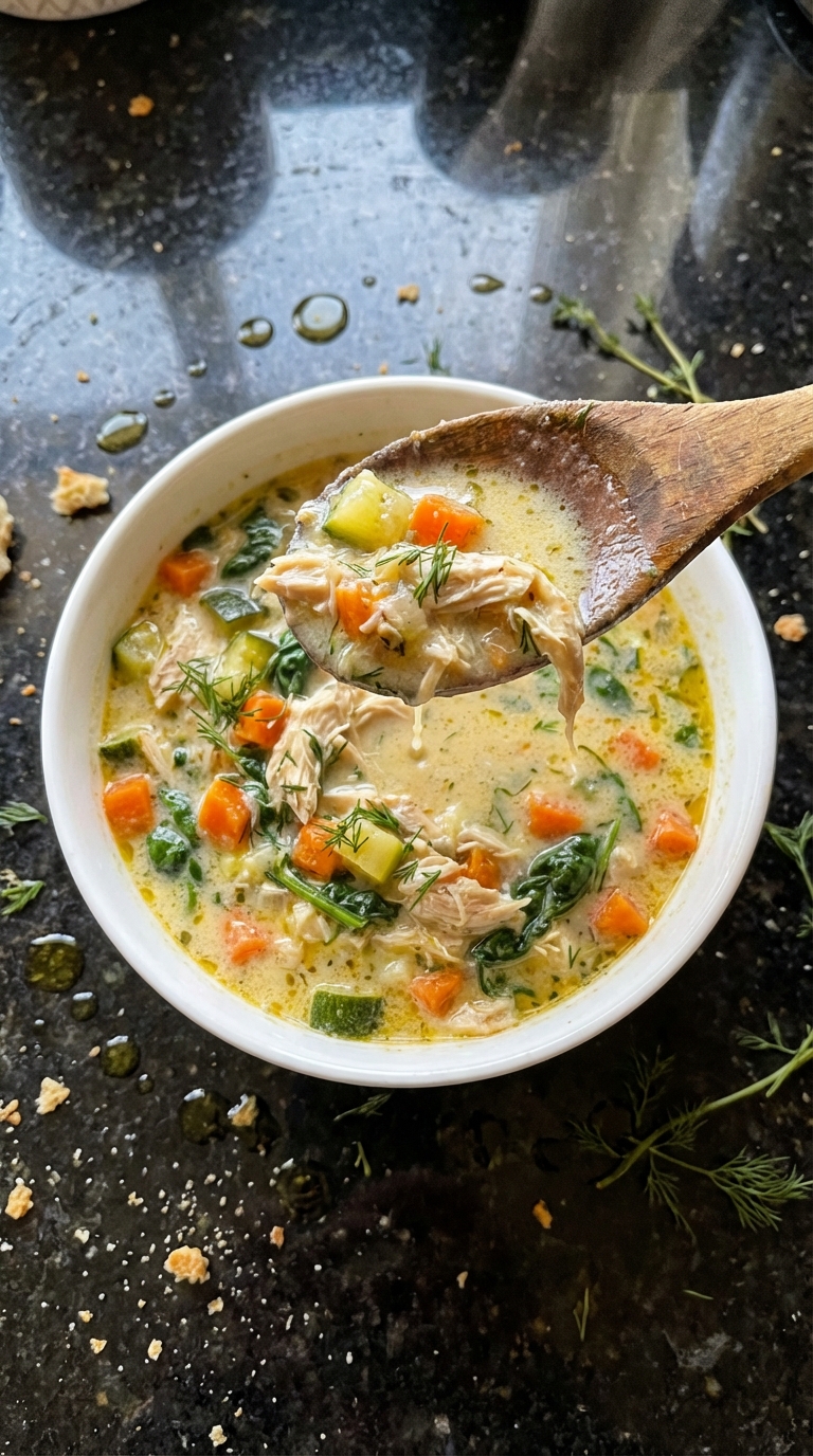 Mediterranean Chicken Soup Fiesta