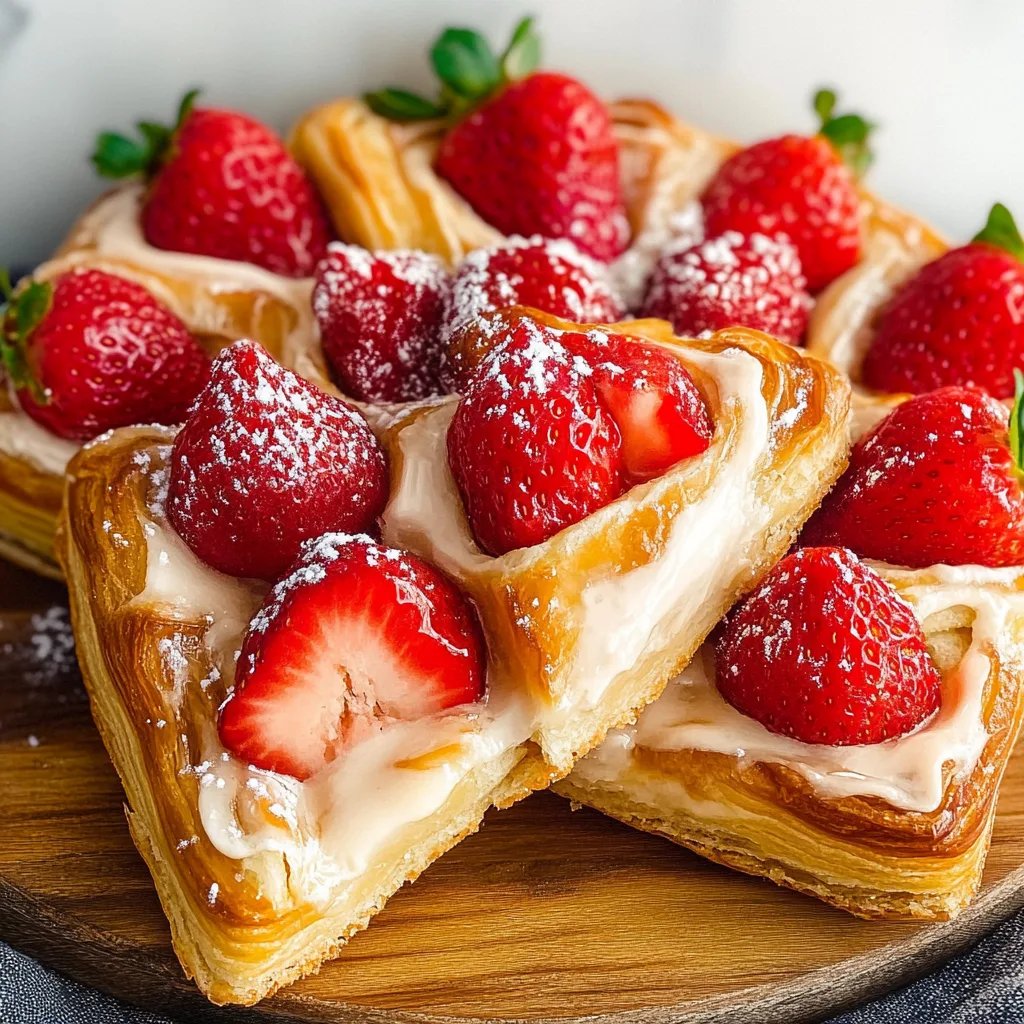 Strawberry Danish (with Cream Cheese)