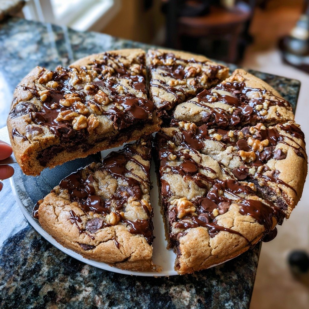Giant Bakery-Style Chocolate Chip Cookie Cake​