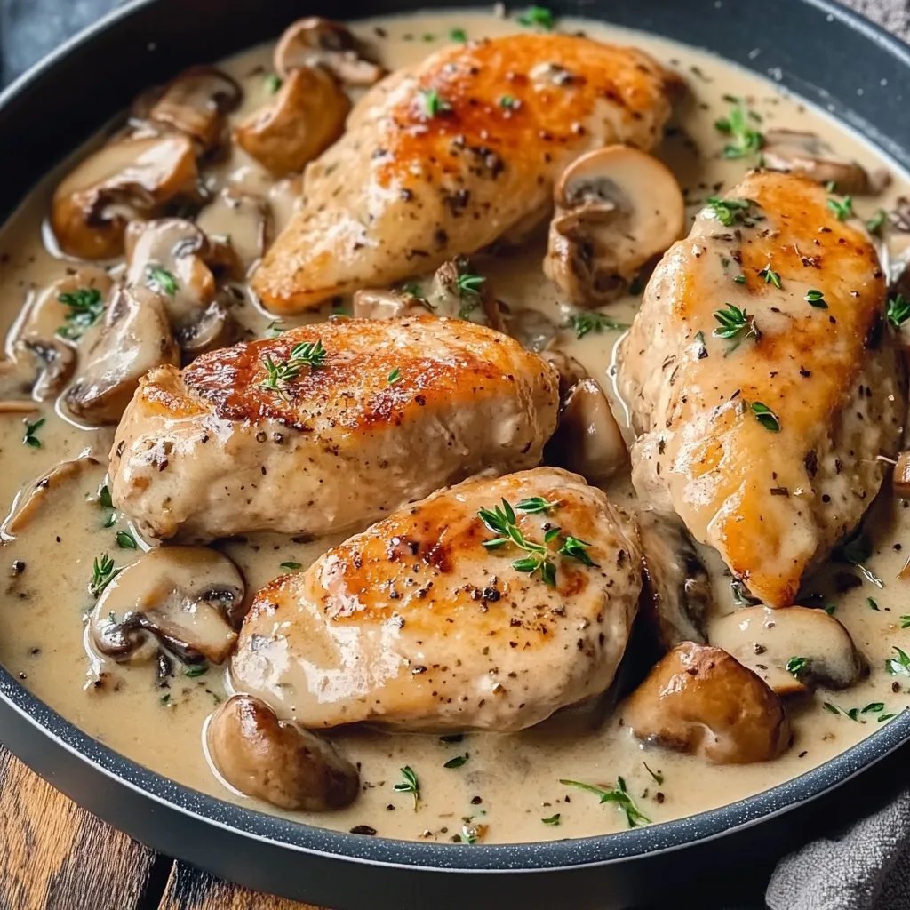 Chicken With Mushroom Sauce