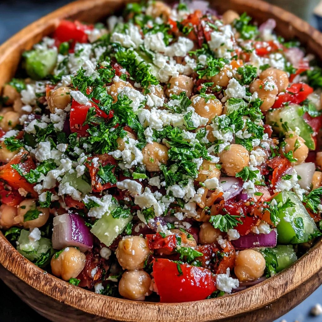 Mediterranean Chickpea Salad