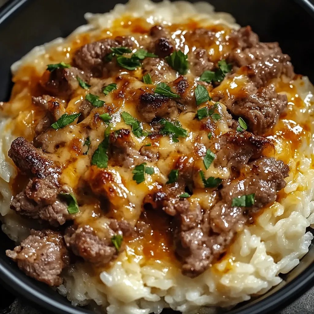 Beefy Garlic Butter Bowl