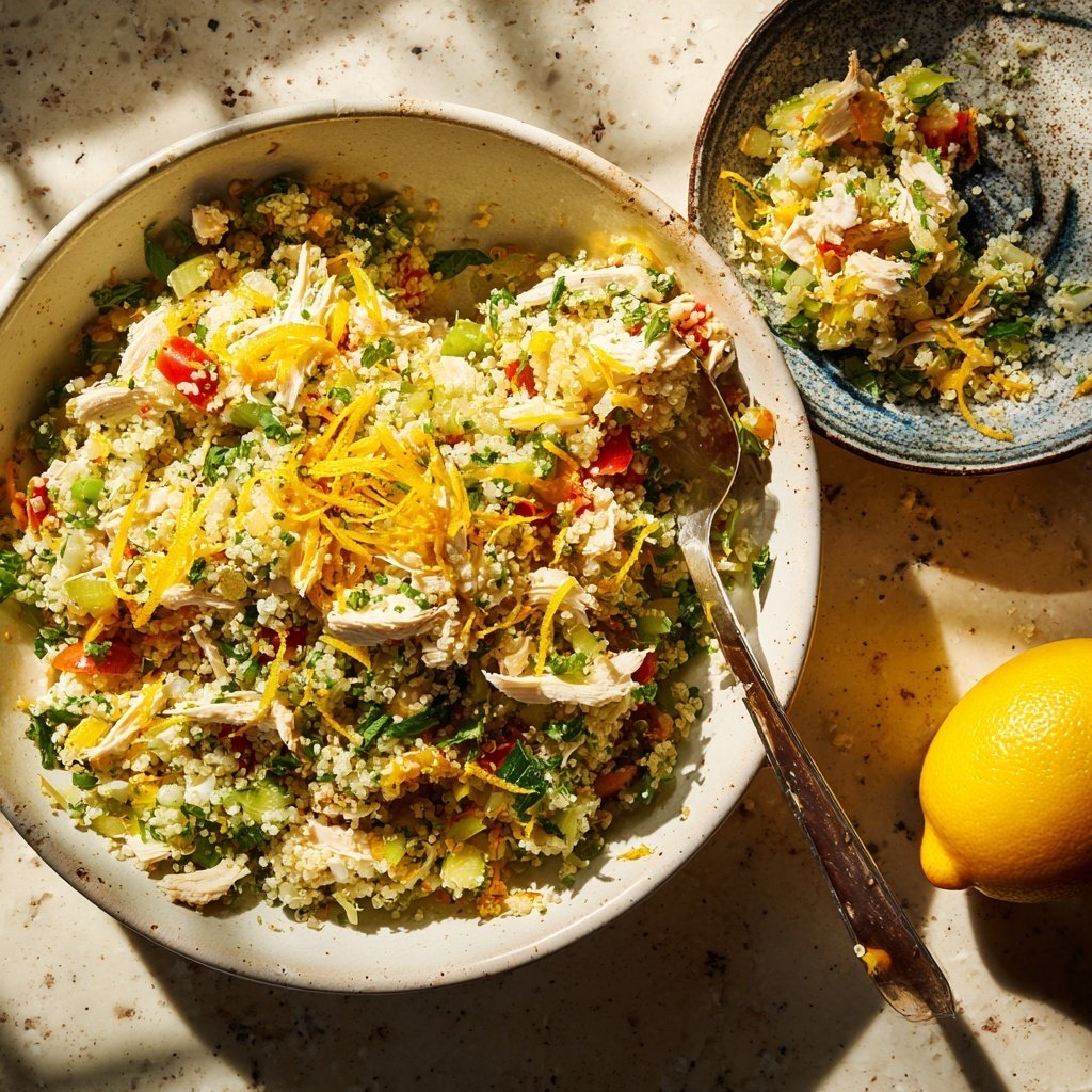 Lemon Zest Turkey Quinoa Salad