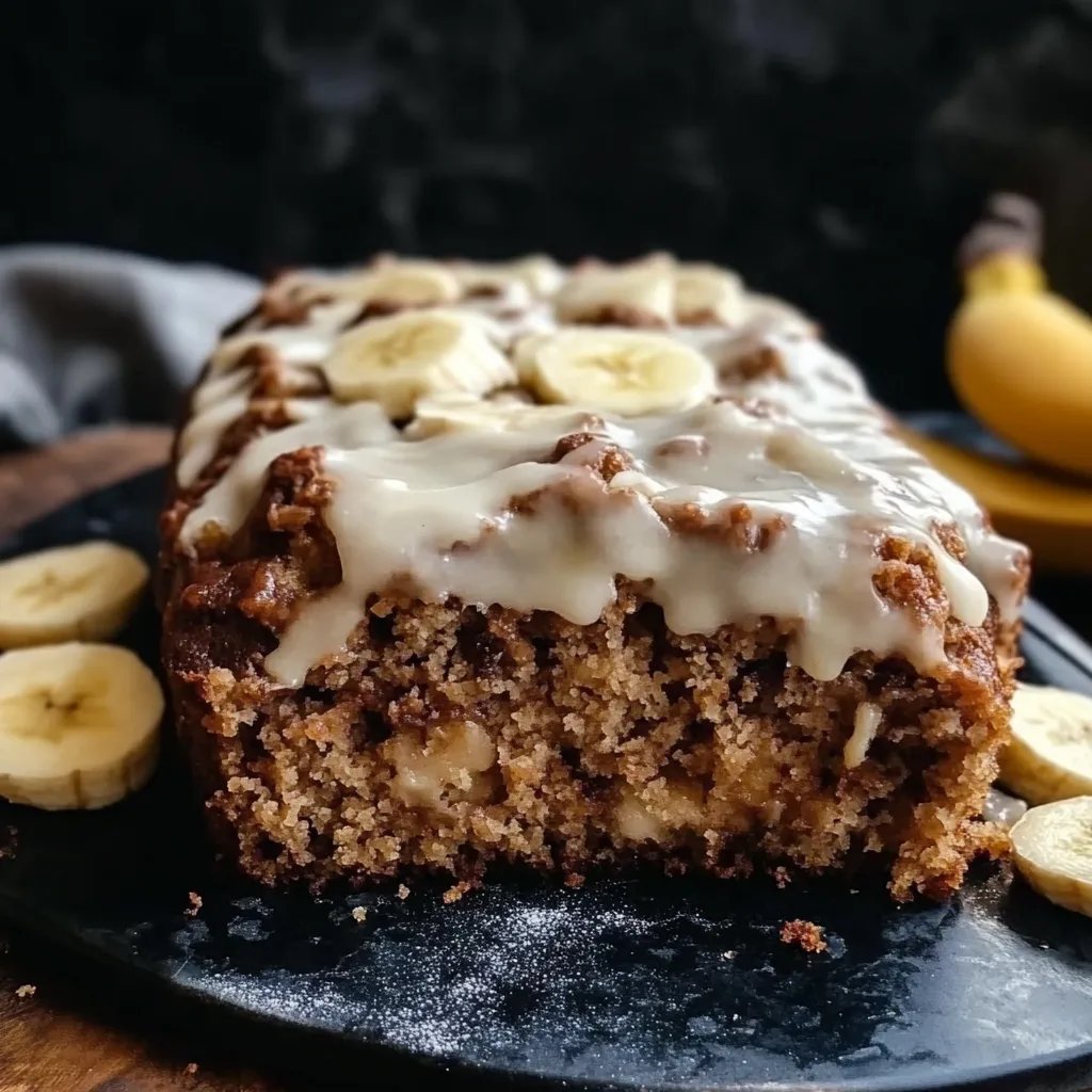 Cinnamon Roll Banana Bread