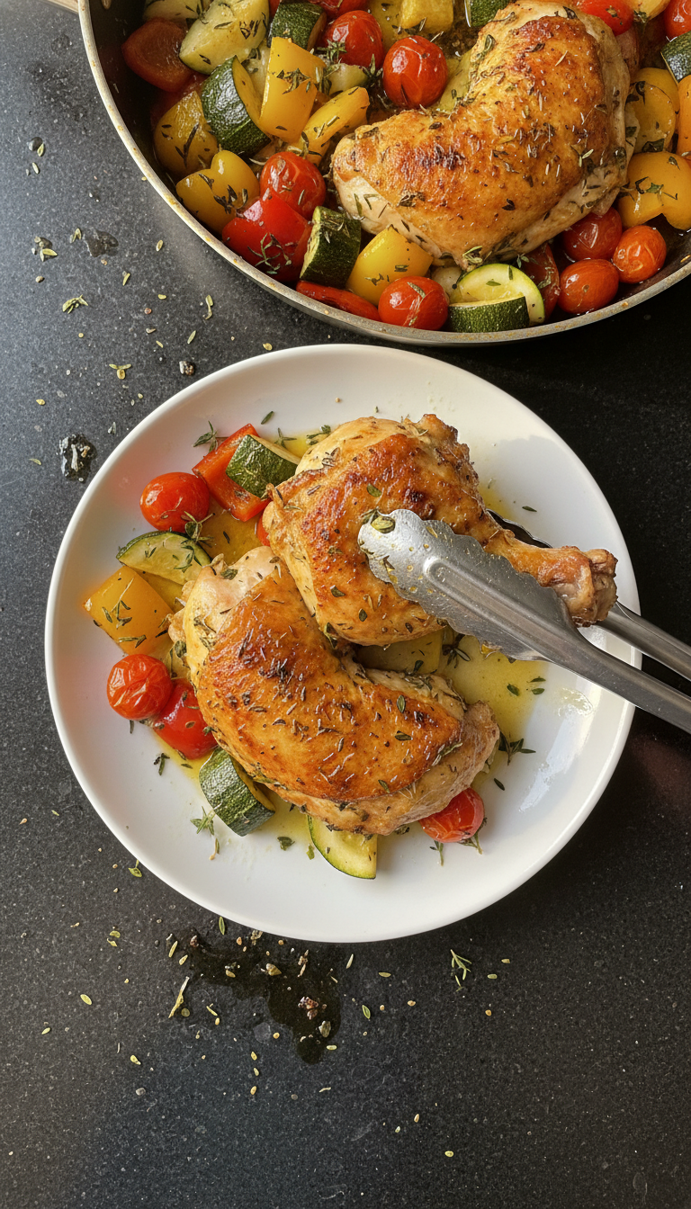 One Pan Chicken and Vegetables
