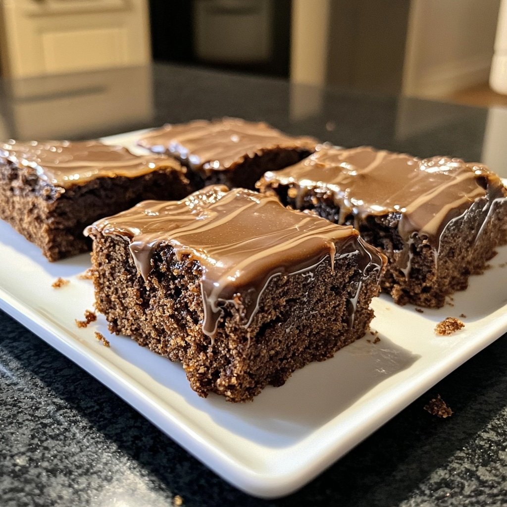 Chocolate Spice Lebkuchen Bars