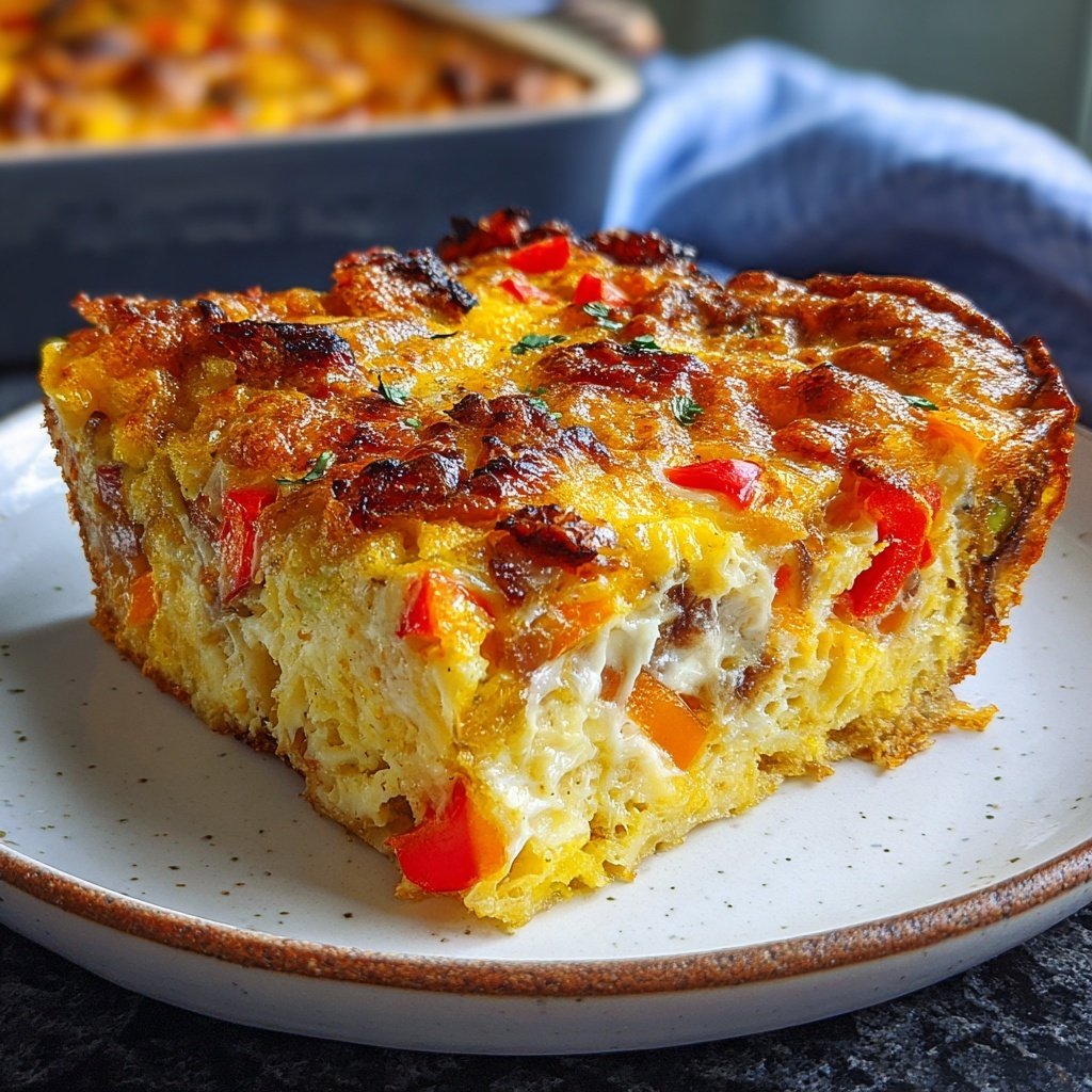 Breakfast Casserole with Vegetables