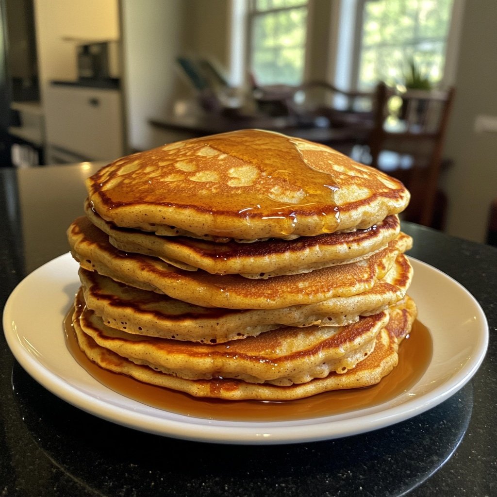 Cardamom and Orange Blossom Breakfast Pancakes