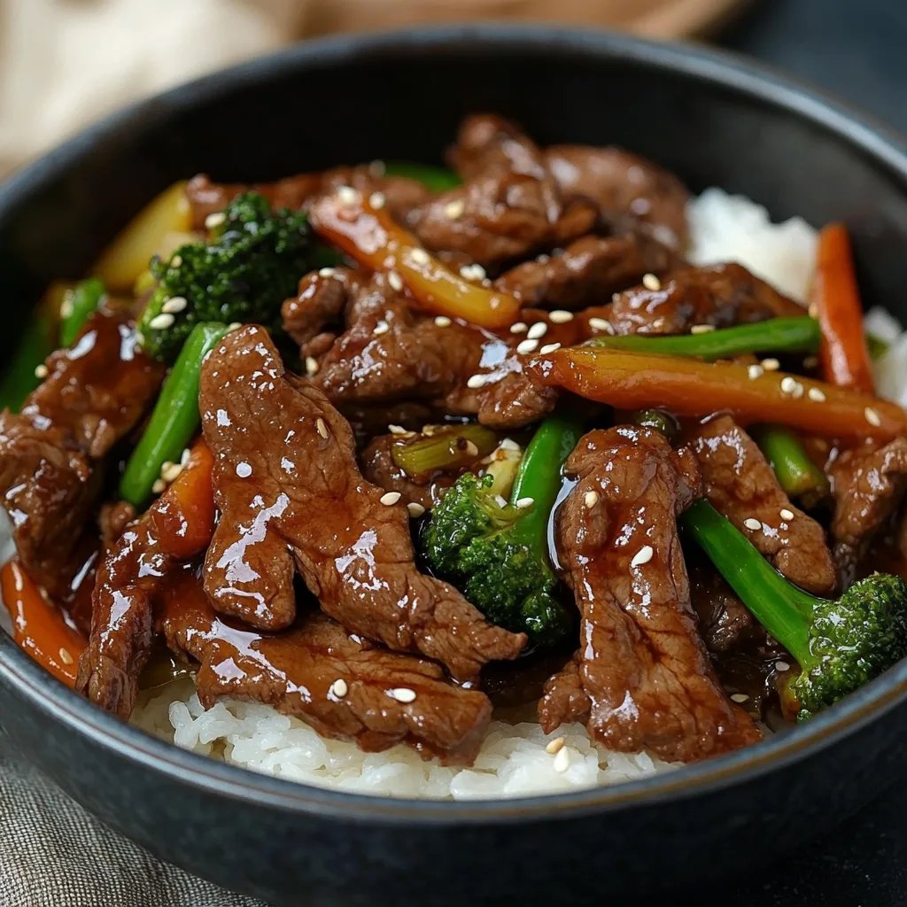 Homemade Beef Stir Fry
