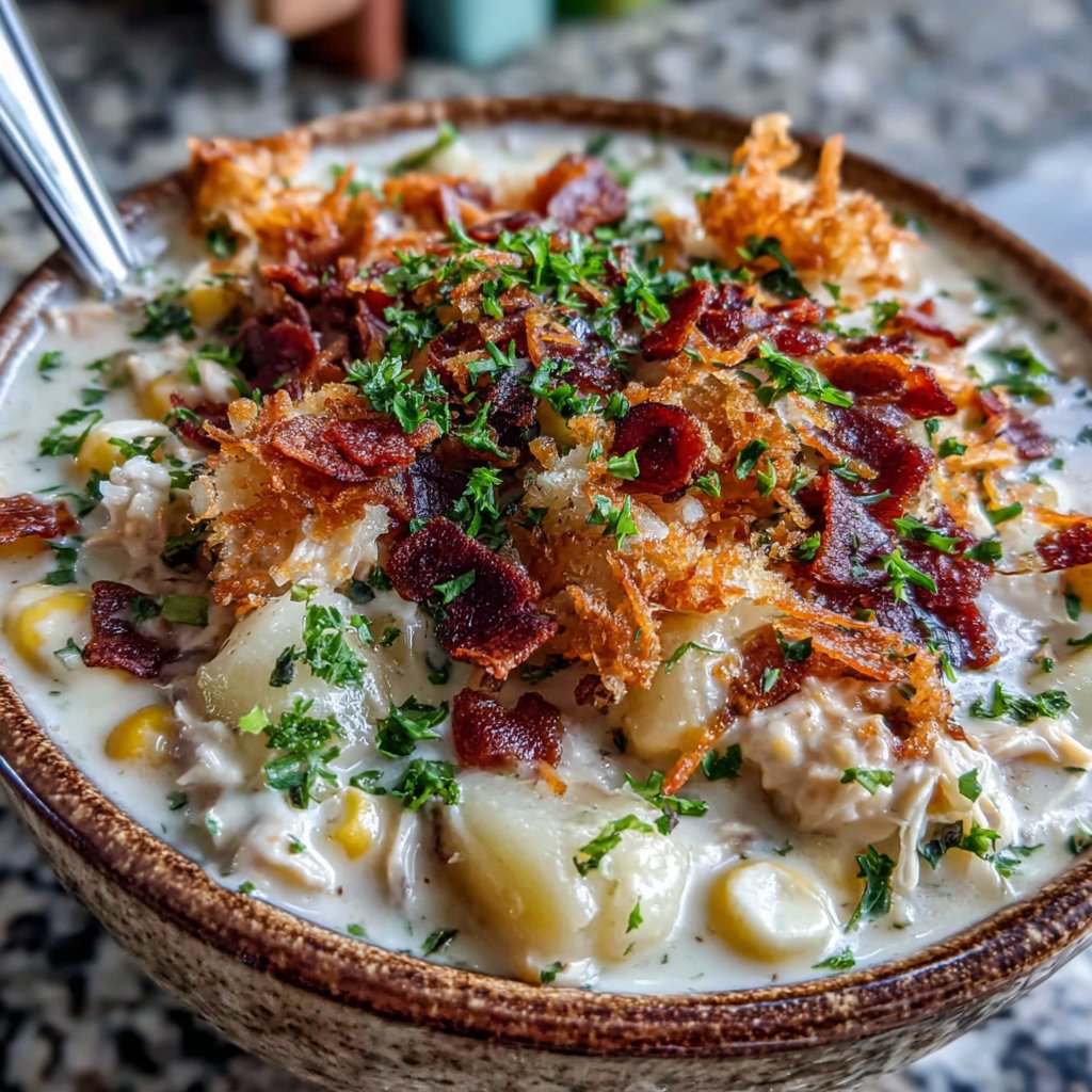 Tuna Corn Chowder Bowl